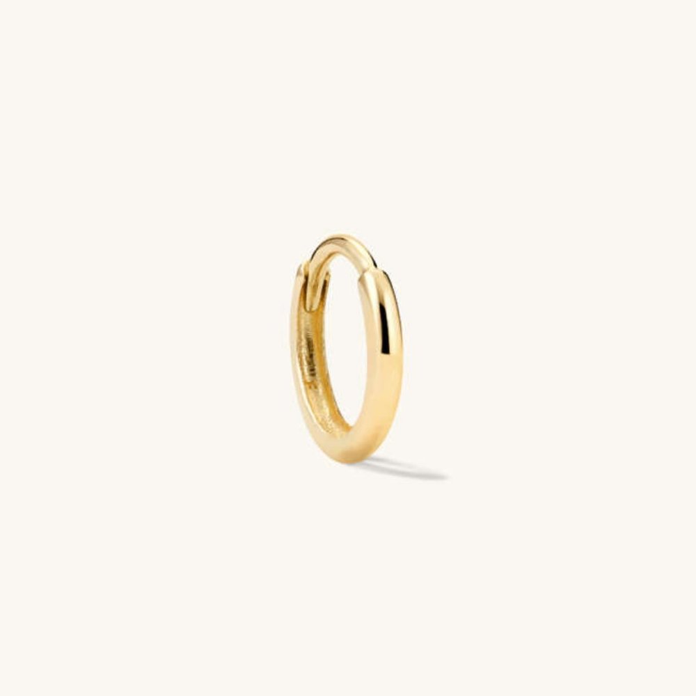 Mejuri 14K Yellow Gold Mini Hoops (Pair)